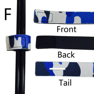 6 Pcs New Fishing Tools Rod Tie Strap Belt Tackle Elastic Wrap Band Pole Holder Accessories Diving Materials Non-slip Firm
