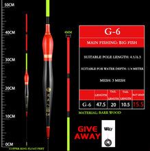 Load image into Gallery viewer, 2021 New Big Carp Fishing Floats And Outdoors Fishing Rods Float Spring/Summer High Sensitivity Striped-Bass Outdoor Accessories