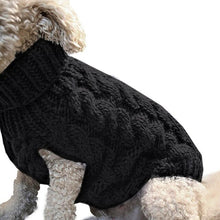 Load image into Gallery viewer, Warm Dog Cat Sweater Clothing Winter Turtleneck Knitted Pet Cat Puppy Clothes Costume For Small Dogs Cats Chihuahua Outfit Vest