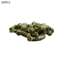 Load image into Gallery viewer, 100Pcs/pack River Sea Fishing Tackle Bait Smell Grass Fresh Scent Crucian Carp Fish Baits Fishing Baits Lure Particle