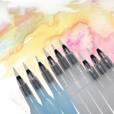 3PCS/Set Portable Paint Brush Water Color Brush Pencil Soft Watercolor Brush Pen for Beginner Painting Drawing Art Supplies