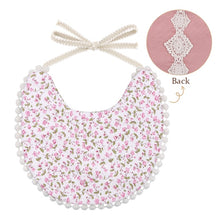 Load image into Gallery viewer, 3Pcs Baby Headband Tassel Saliva Towel Floral Print Newborn Double Side Bibs Boys Girls Bandana Burp Cloths Feeding Smock Stuff