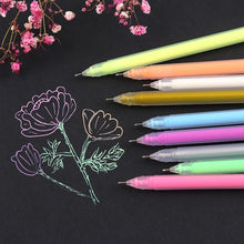 Load image into Gallery viewer, 9/12 PCS Colored gel pens set School blue 0.5 mm ballpoint pen for journal Cute stationary supplies
