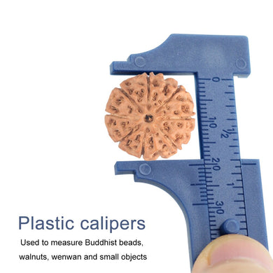 0-100mm Plastic Vernier Caliper Double Scale Caliper Buddhist Beads Walnuts Measuring Tool Ruler for Jewelry Antique