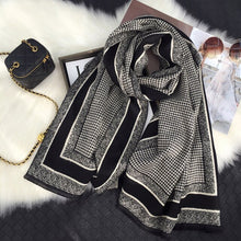 Load image into Gallery viewer, 2021 brand skull cashmere scarf women men winter scarf thick shawl wrap head scarf holiday gift