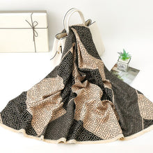 Load image into Gallery viewer, 2021 brand skull cashmere scarf women men winter scarf thick shawl wrap head scarf holiday gift
