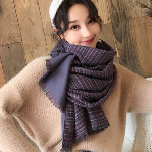 2021 brand skull cashmere scarf women men winter scarf thick shawl wrap head scarf holiday gift