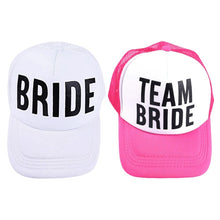 Load image into Gallery viewer, Bride Baseball Hat Bridal Wedding Party Trucker Cap