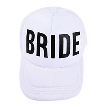 Load image into Gallery viewer, Bride Baseball Hat Bridal Wedding Party Trucker Cap