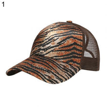 Load image into Gallery viewer, 2020 Baseball Cap Women Summer Leopard Print Anti UV Ponytail Hat Outdoor Sports Baseball Caps Female Adjustable Hip Hop Hats