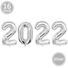 Load image into Gallery viewer, Happy New Year 2022 Foil Balloons 2021 Merry Christmas Eve Party Decorations For Home Ornaments Santa Claus Tree Xmas Snowman