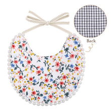 Load image into Gallery viewer, 3Pcs Baby Headband Tassel Saliva Towel Floral Print Newborn Double Side Bibs Boys Girls Bandana Burp Cloths Feeding Smock Stuff