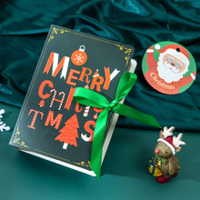 Load image into Gallery viewer, 4Pcs Book Shape Merry Christmas Candy Boxes Bags Christmas Santa Claus Gift Box Navidad Natal Noel Party Decoration Supplies