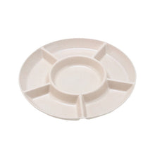 Load image into Gallery viewer, 1 pc 6-Compartment Food Storage Tray Dried Fruit Snack Plate Appetizer Serving Platter for Party Candy Pastry Nuts Dish
