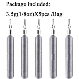 5pcs Fishing Sinker 3.5g 5g 7g 10g 14g 20g Drop Shot Weight Sinkers Fishing Tackle Accessories