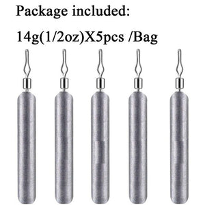 5pcs Fishing Sinker 3.5g 5g 7g 10g 14g 20g Drop Shot Weight Sinkers Fishing Tackle Accessories