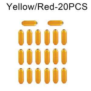 20Pcs Brass Fishing Spinner Lure Fishing Sinker Spinner bait Weights Slip Sinker Bullet Weights Inline Spinners Accessories