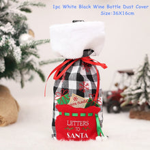 Load image into Gallery viewer, 2022 New Year Gift Xmas Santa Wine Bottle Dust Cover Noel Christmas Decorations for Home Natal Navidad 2021 Dinner Table Decor