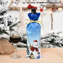 Load image into Gallery viewer, 2022 New Year Gift Xmas Santa Wine Bottle Dust Cover Noel Christmas Decorations for Home Natal Navidad 2021 Dinner Table Decor