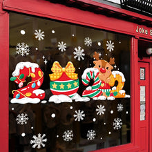 Load image into Gallery viewer, Merry Christmas Window Stickers Christmas Decorations for Home Xmas Wall Stickers Decals Decor Navidad 2022 New Year Stickers