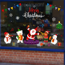 Load image into Gallery viewer, Merry Christmas Window Stickers Christmas Decorations for Home Xmas Wall Stickers Decals Decor Navidad 2022 New Year Stickers