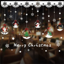Load image into Gallery viewer, Merry Christmas Window Stickers Christmas Decorations for Home Xmas Wall Stickers Decals Decor Navidad 2022 New Year Stickers