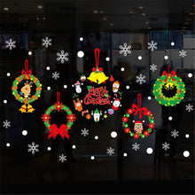 Load image into Gallery viewer, Merry Christmas Window Stickers Christmas Decorations for Home Xmas Wall Stickers Decals Decor Navidad 2022 New Year Stickers