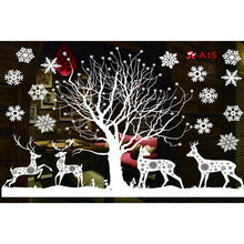 Load image into Gallery viewer, Merry Christmas Window Stickers Christmas Decorations for Home Xmas Wall Stickers Decals Decor Navidad 2022 New Year Stickers