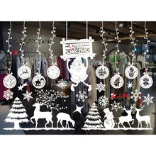 Load image into Gallery viewer, Merry Christmas Window Stickers Christmas Decorations for Home Xmas Wall Stickers Decals Decor Navidad 2022 New Year Stickers