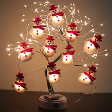 Load image into Gallery viewer, Snowman Christmas Tree LED Garland String Light merry Christmas decorations for home 2021 Cristmas ornament xmas Navidad gifts