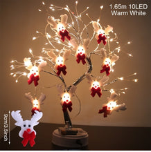 Load image into Gallery viewer, Snowman Christmas Tree LED Garland String Light merry Christmas decorations for home 2021 Cristmas ornament xmas Navidad gifts