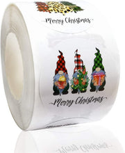 Load image into Gallery viewer, 500pcs Kraft Paper Round Labels Christmas Gift Sticker Xmas Tree Candy Box New Year Packaging Bag Christmas Decorations for Home