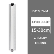 Load image into Gallery viewer, Japan KOKUYO 15cm 30cm Aluminum Folding Ruler Measuring Foldable Rule Japanese Stationery Office Student School Supplies