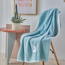 Load image into Gallery viewer, 1/2/3PCS Towel Set Cotton Unicorn Towel Bath Towel Cute Cartoon Thickened Face Shower Towel Set Soft Blue Pink 70x140cm