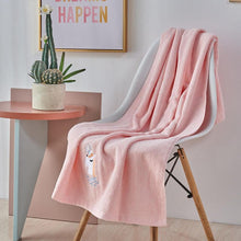 Load image into Gallery viewer, 1/2/3PCS Towel Set Cotton Unicorn Towel Bath Towel Cute Cartoon Thickened Face Shower Towel Set Soft Blue Pink 70x140cm