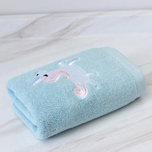 Load image into Gallery viewer, 1/2/3PCS Towel Set Cotton Unicorn Towel Bath Towel Cute Cartoon Thickened Face Shower Towel Set Soft Blue Pink 70x140cm