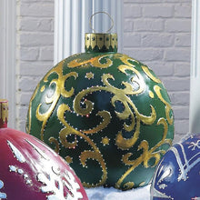 Load image into Gallery viewer, 60cm Christmas Balls Christmas Tree Decorations Outdoor Atmosphere PVC Inflatable Toys For Home Christmas Gift Ball Xmas