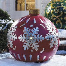 Load image into Gallery viewer, 60cm Christmas Balls Christmas Tree Decorations Outdoor Atmosphere PVC Inflatable Toys For Home Christmas Gift Ball Xmas