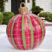 Load image into Gallery viewer, 60cm Christmas Balls Christmas Tree Decorations Outdoor Atmosphere PVC Inflatable Toys For Home Christmas Gift Ball Xmas