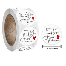 Load image into Gallery viewer, 500pcs YOU HAVE GOT GREAT TASTE White Love Heart Round 1 Inch TASTE Baking DIY Scrapbook Adhesive Gift Sealing Sticker