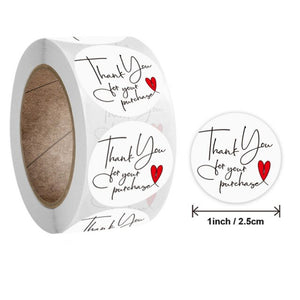 500pcs YOU HAVE GOT GREAT TASTE White Love Heart Round 1 Inch TASTE Baking DIY Scrapbook Adhesive Gift Sealing Sticker
