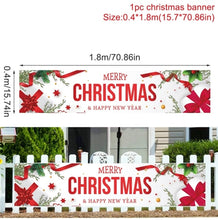 Load image into Gallery viewer, Merry Christmas Banner Garden Christmas Ornaments Christmas Decor For Home 2021 Navidad Xmas Decor Happy New Year Gift 2022