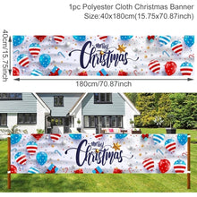 Load image into Gallery viewer, Merry Christmas Banner Garden Christmas Ornaments Christmas Decor For Home 2021 Navidad Xmas Decor Happy New Year Gift 2022