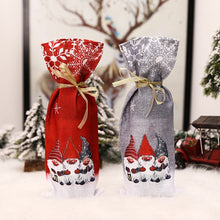 Load image into Gallery viewer, Santa Claus Wine Bottle Cover Christmas Decorations For Home 2020 Christmas Stocking Gift Navidad New Year's Decor 2021