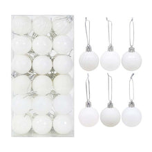 Load image into Gallery viewer, 36pcs/set Christmas Balls Xmas Tree Ornament Glitter Bauble Ball Christmas Navidad New Year Home Hanging Tree Pendant Decoration