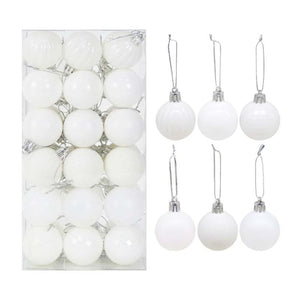 36pcs/set Christmas Balls Xmas Tree Ornament Glitter Bauble Ball Christmas Navidad New Year Home Hanging Tree Pendant Decoration