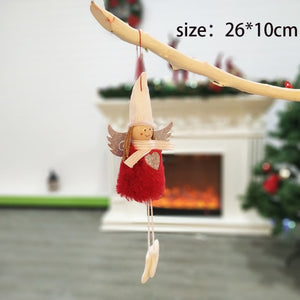 2021 Christmas Angel Doll Merry Navidad Christmas Decorations for Home Cristmas Ornament Xmas Natal 2022 New Year Home Decor