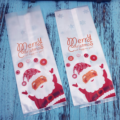 25pcs Santa Christmas Gift Bags Candy Drawstring Bag Merry Christmas Decorations for Home Presents New Year Party Navidad 20201