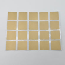 Load image into Gallery viewer, 300Pcs Scratch Off Stickers Square 25*25mm  Gold silver party activity game stationery sticker Adhesive label  Wedding card