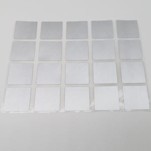 300Pcs Scratch Off Stickers Square 25*25mm  Gold silver party activity game stationery sticker Adhesive label  Wedding card